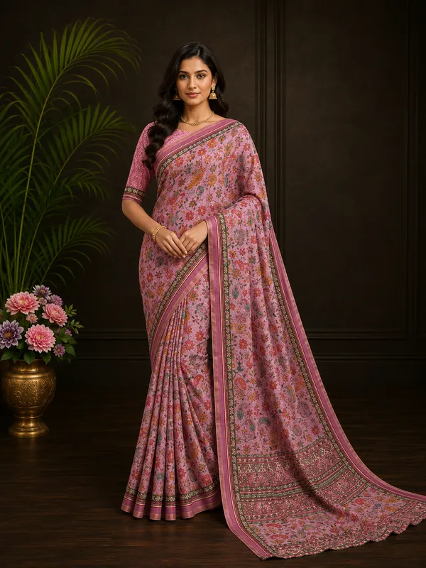 Pure_Jamdhani_Cotton_Saree_Matching_Blouse_Piece_For_Women
