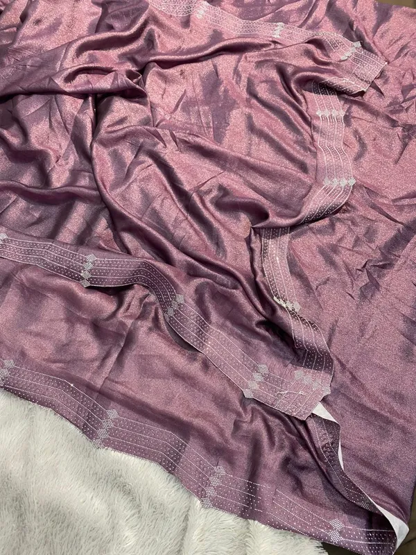 Mauve_Mulberry_Silk_Saree_Matching_Blouse_Piece_For_Women