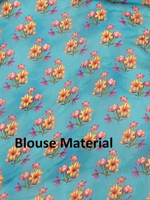 Pure_Georgette_Saree_Matching_Blouse_Piece_For_Women