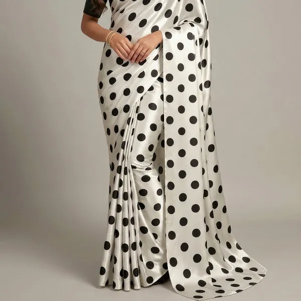 Off-White_And_Black_Moss_Silk_Crepe_Saree_Matching_Blouse_Piece_For_Women