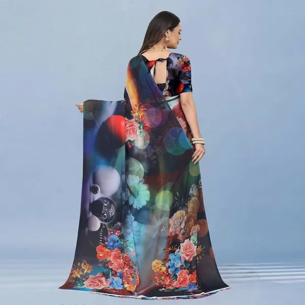 Pure_Georgette_Saree_Matching_Blouse_Piece_For_Women
