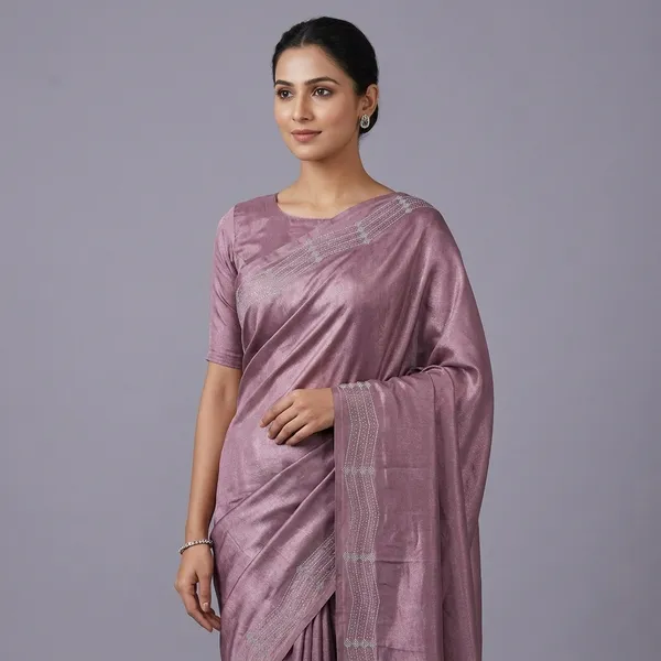 Mauve_Mulberry_Silk_Saree_Matching_Blouse_Piece_For_Women