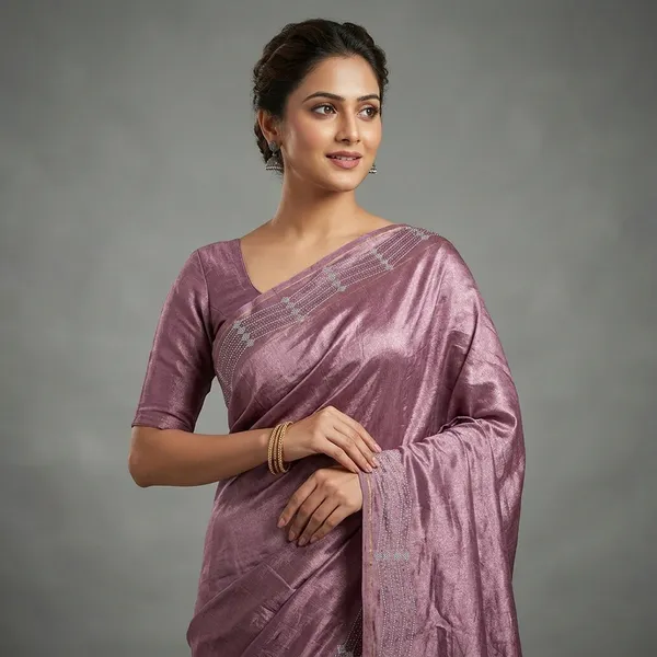 Mauve_Mulberry_Silk_Saree_Matching_Blouse_Piece_For_Women