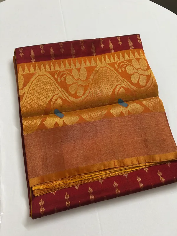 Maroon_Uppada_Pure_Handloom_Silk_Saree_For_Women
