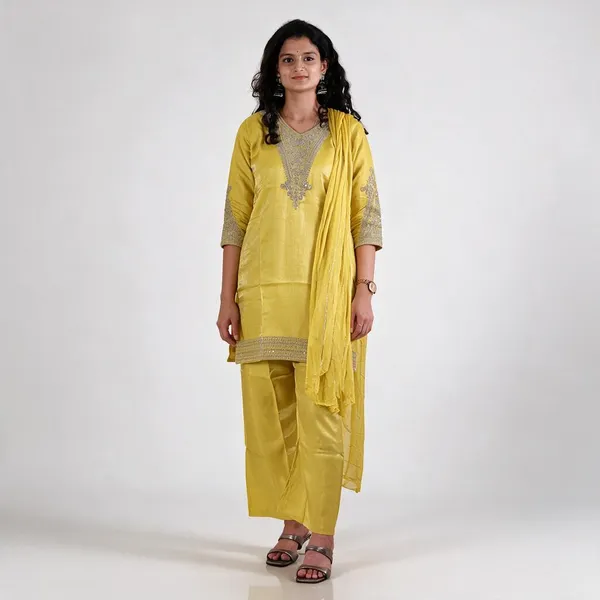 Yellow_Cotton_Straight_Embroidered_Salwar_Suit_Set_For_Women