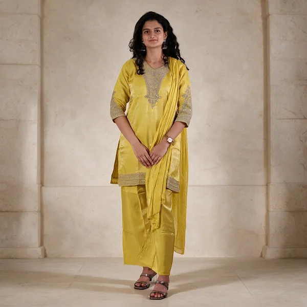 Yellow_Cotton_Straight_Embroidered_Salwar_Suit_Set_For_Women