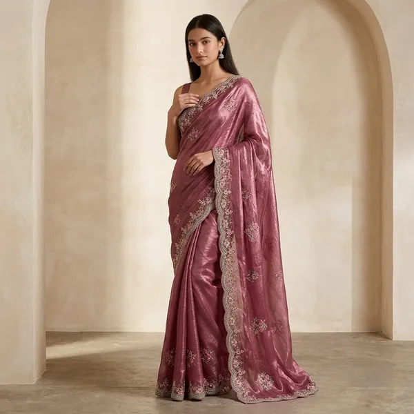 Maroon_Fancy_Saree_Saree_For_Women