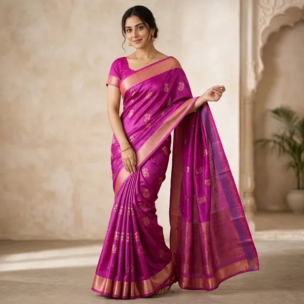 Magenta_Handloom_Uppada_Silk_With_60_Running_Motifs_Saree_For_Women