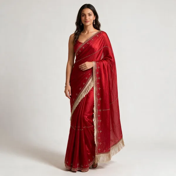 Red_Fendi_Silk_Saree_For_Women