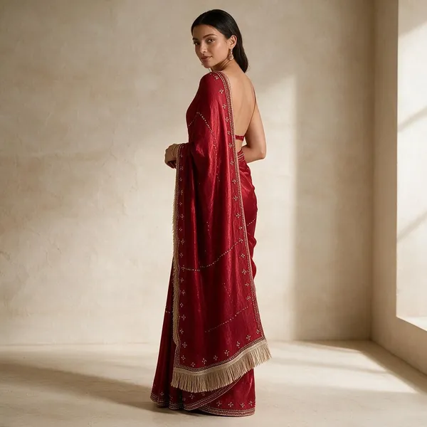 Red_Fendi_Silk_Saree_For_Women