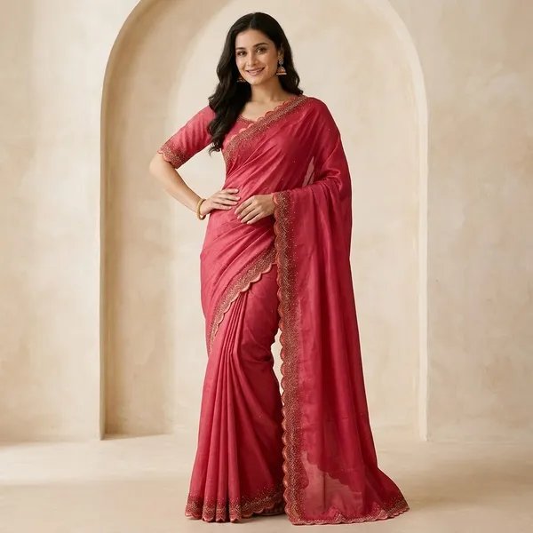Red_Fendi_Silk_Saree_For_Women