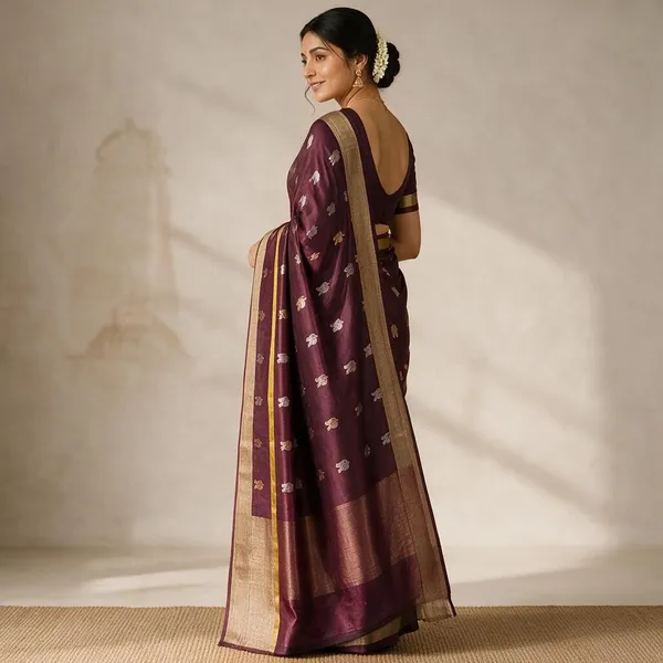 Maroon_Handloom_Uppada_Silk_Saree_For_Women