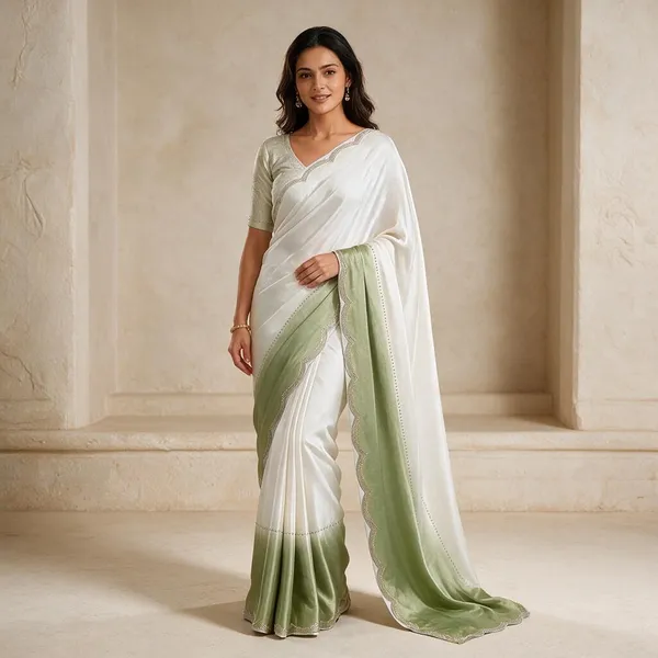 Green_Tie_And_Dye_Silk_Saree_For_Women