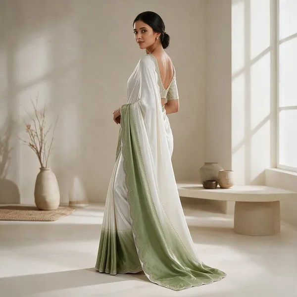 Green_Tie_And_Dye_Silk_Saree_For_Women