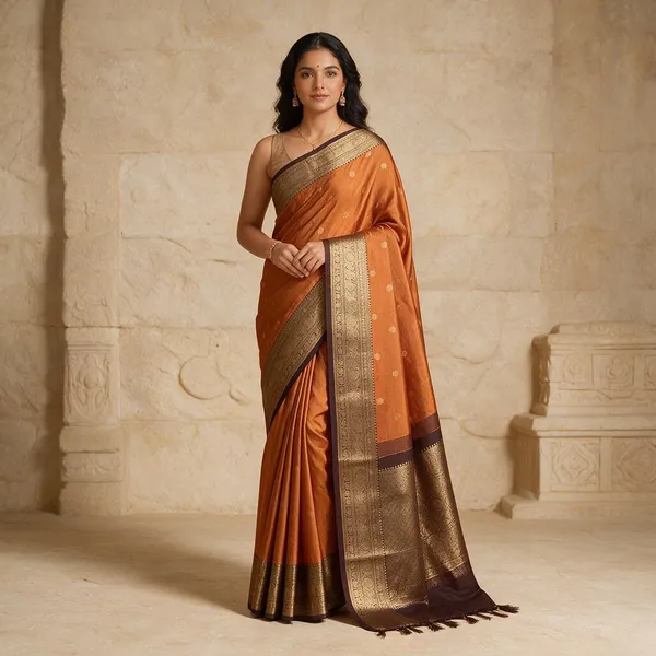 Rust_1_Gram_Pure_Kanchi_Pattu_Handloom_Saree_Saree_For_Women