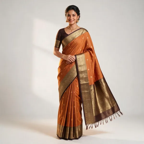 Rust_1_Gram_Pure_Kanchi_Pattu_Handloom_Saree_Saree_For_Women