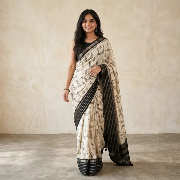 White_Mul_Chanderi_Saree_For_Women