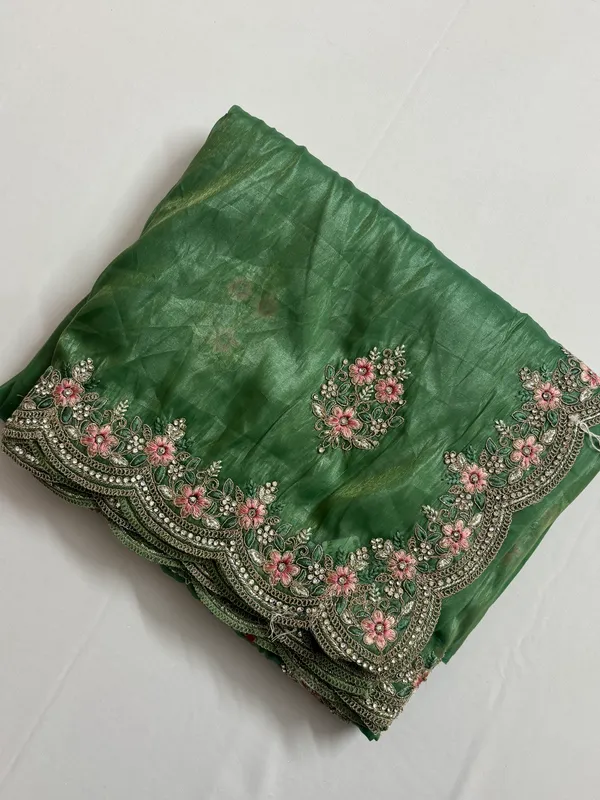 Green_Cotton_Saree_For_Women