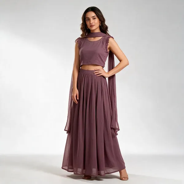Mauve_Georgette_Layered_3_Piece_Suit_For_Women