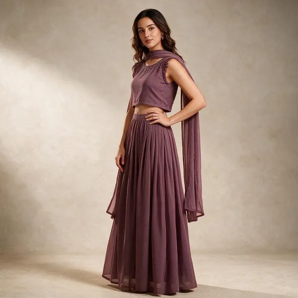 Mauve_Georgette_Layered_3_Piece_Suit_For_Women