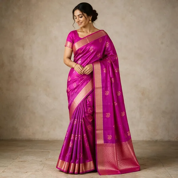 Magenta_Handloom_Uppada_Silk_With_60_Running_Motifs_Saree_For_Women