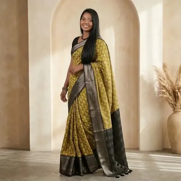 Multicolor_Mul_Chanderi_Saree_For_Women