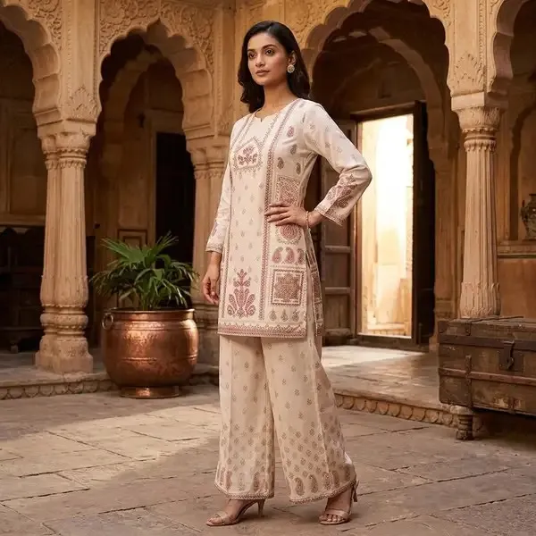 Cream_Cotton_Straight_Printed_Cord_Set_For_Women