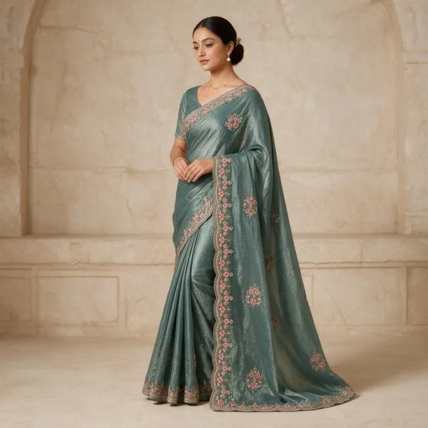 Green_Cotton_Saree_For_Women