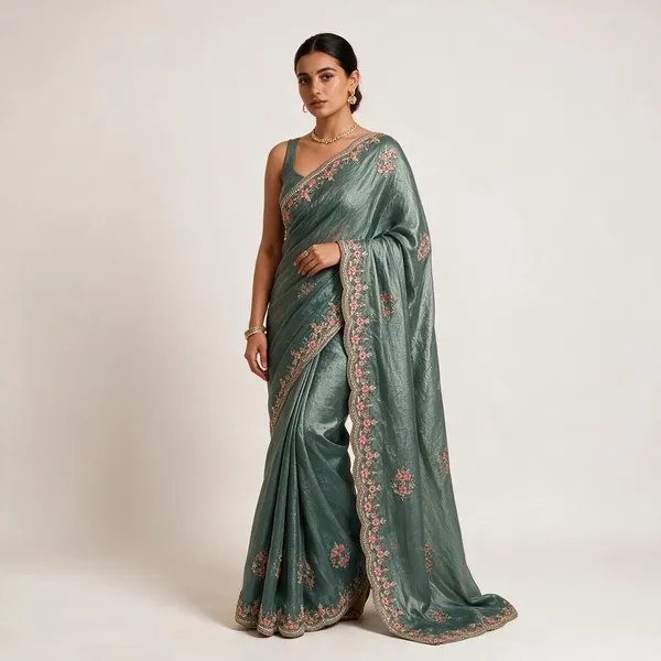 Green_Cotton_Saree_For_Women