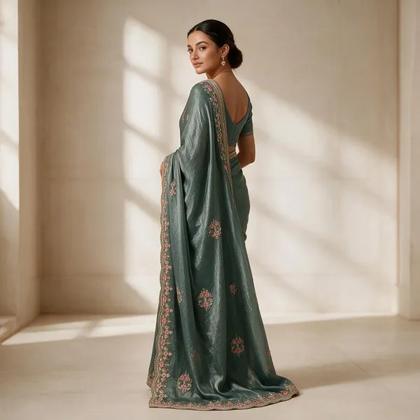 Green_Cotton_Saree_For_Women