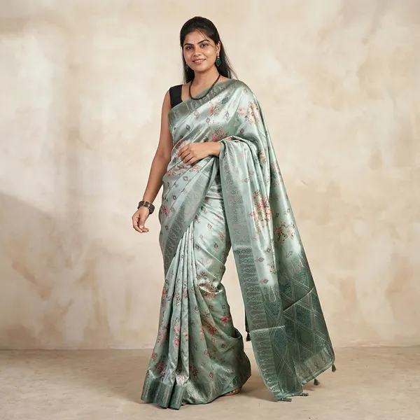 Pastel_Sea_Green_Fancy_Silk_Saree_For_Women