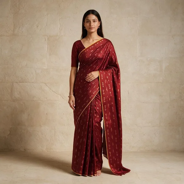 Maroon_Uppada_Pure_Handloom_Silk_Saree_For_Women