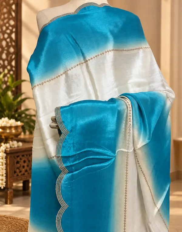 White_Tie_And_Dye_Silk_Saree_For_Women