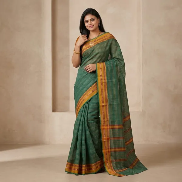 Green_Handloom_Narayanpet_Cotton_Saree_For_Women