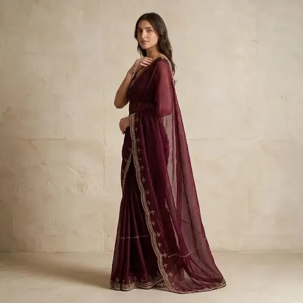 Maroon_Fendi_Silk_Saree_For_Women