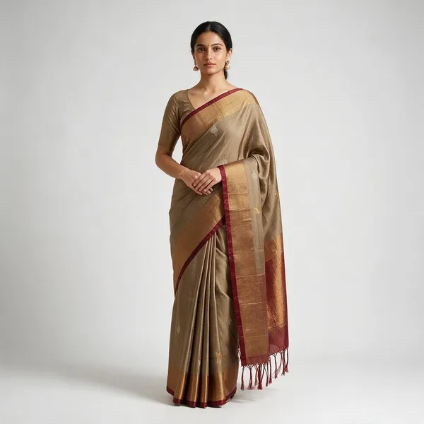 Maroon_Handloom_Pure_Uppada_Silk_150K_Rich_Pallu_Saree_For_Women