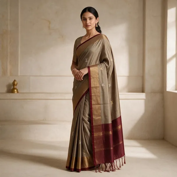 Maroon_Handloom_Pure_Uppada_Silk_150K_Rich_Pallu_Saree_For_Women