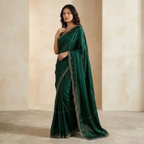 Green_Fendi_Silk_Saree_For_Women