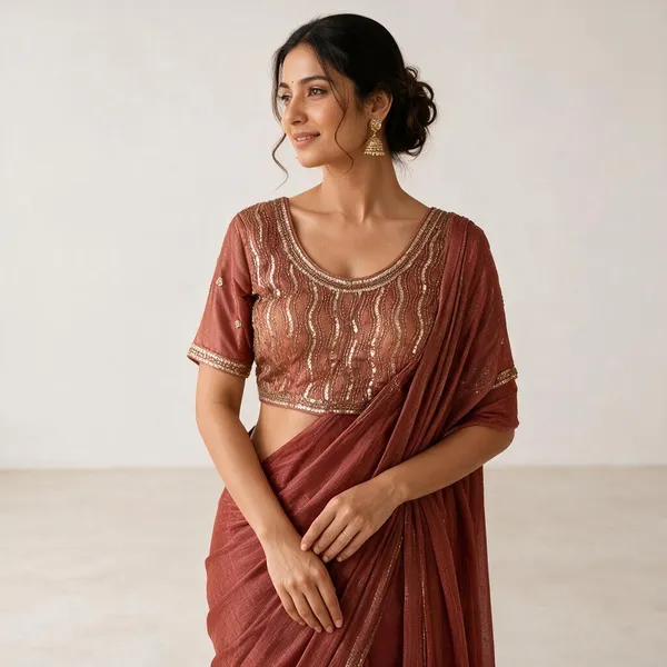 Multicolor_Jimmy_Choo_Saree_For_Women