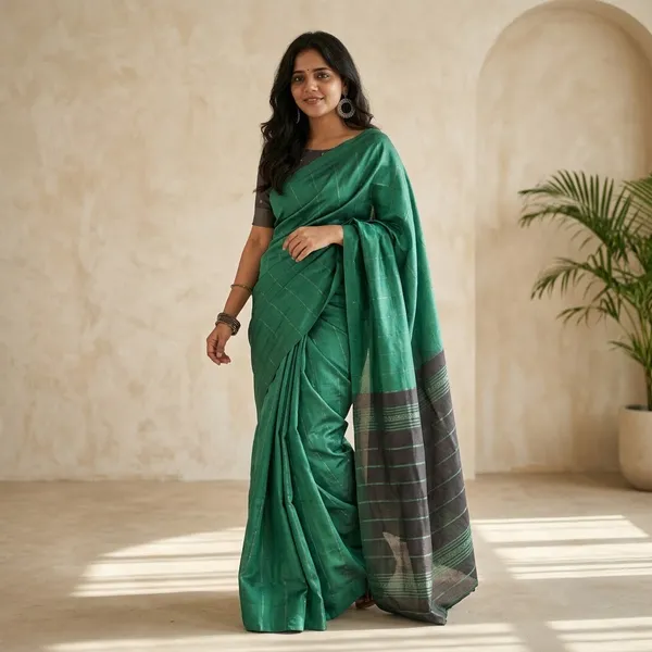 Green_Handloom_Mangalagiri_Pattu_Saree_For_Women