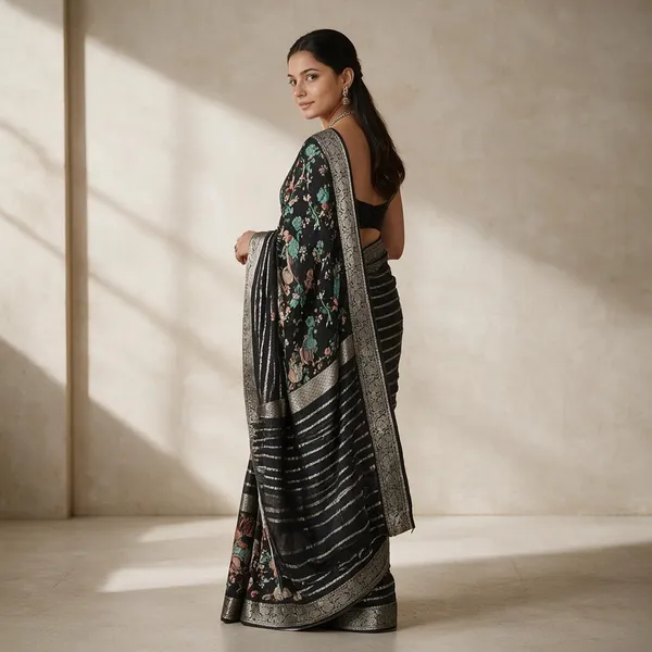 Black_Kalamkari_Saree_For_Women
