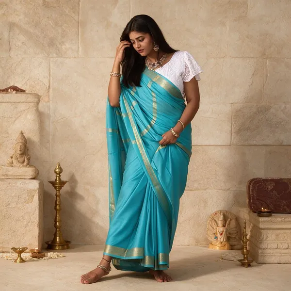 Blue_Mysore_Silk_Saree_For_Women