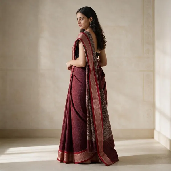 Red_Kadiyal_Cotton_Saree_For_Women