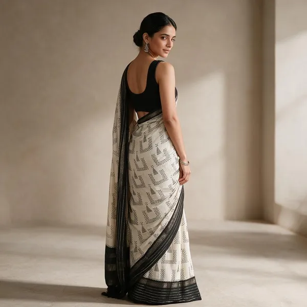 White_Mul_Chanderi_Saree_For_Women