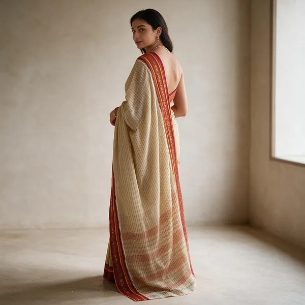 Gold_Handloom_Pure_Narayanpet_Cotton_Saree_For_Women