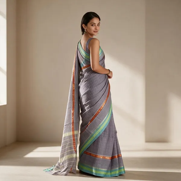 Grey_Handloom_Pure_Narayanpet_Cotton_Saree_For_Women