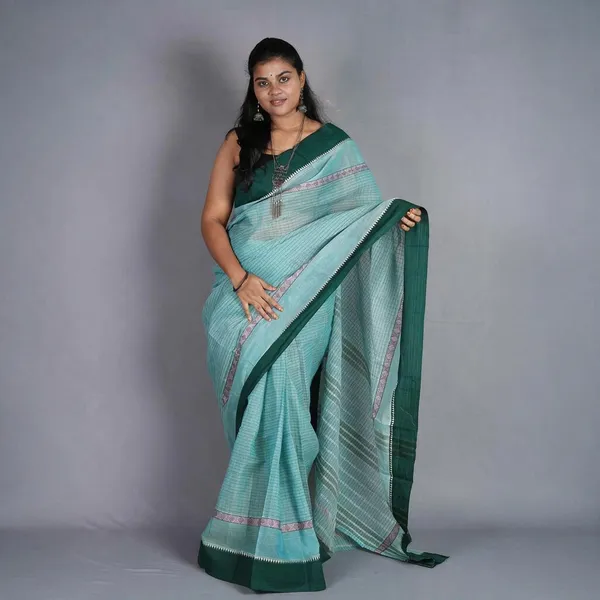 Blue_Handloom_Pure_Narayanpet_Cotton_Saree_For_Women