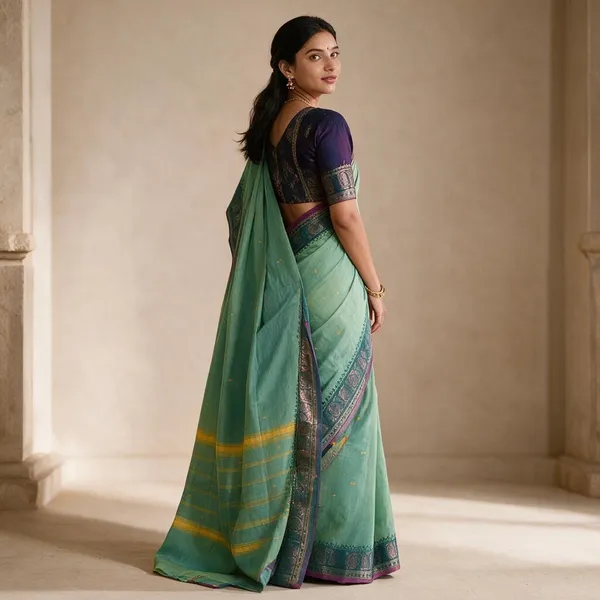 Green_Handloom_Pure_Kanchi_Cotton_Saree_For_Women