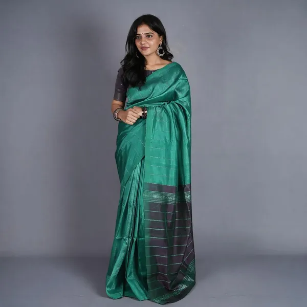 Green_Handloom_Mangalagiri_Pattu_Saree_For_Women
