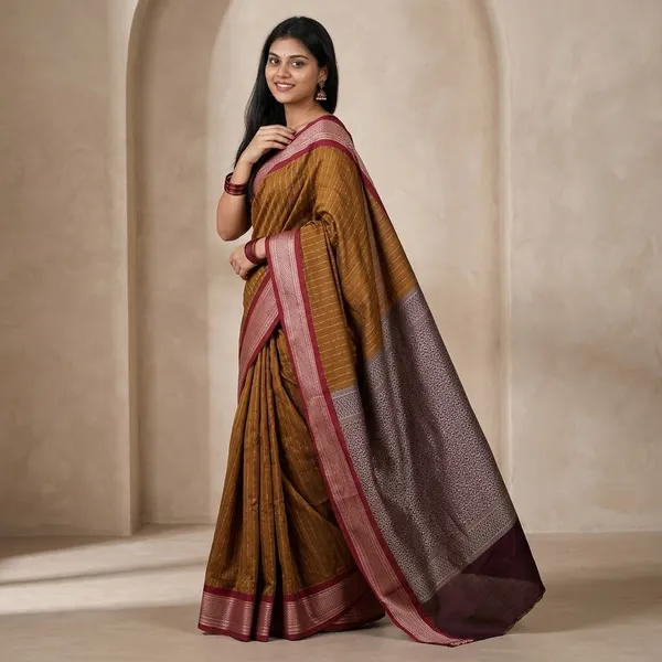 Yellow_Kadiyal_Cotton_Saree_For_Women